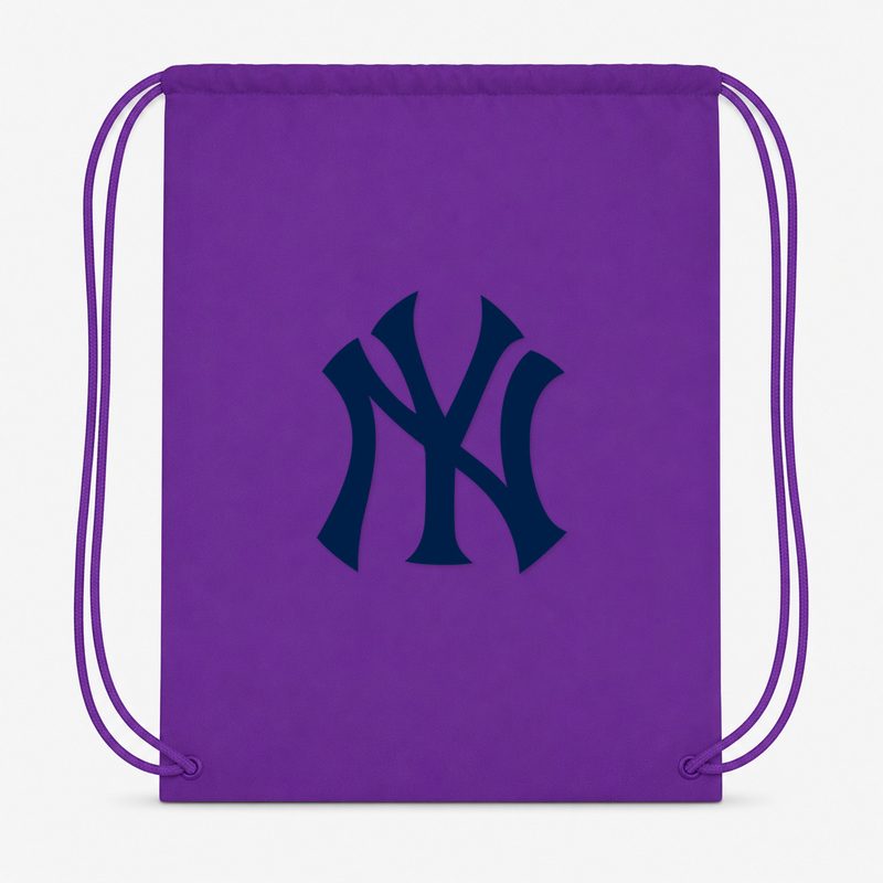 New York Yankees Drawstring Bag - Purple