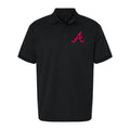 Men's Atlanta Braves Dry Blend Polo - Black
