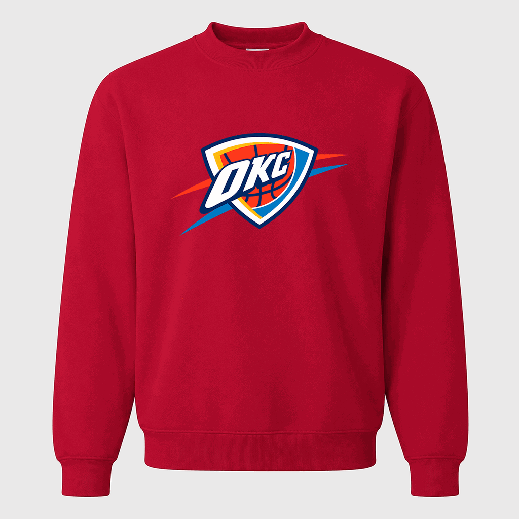 Men's Oklahoma City Thunder Crewneck Sweatshirt - Red