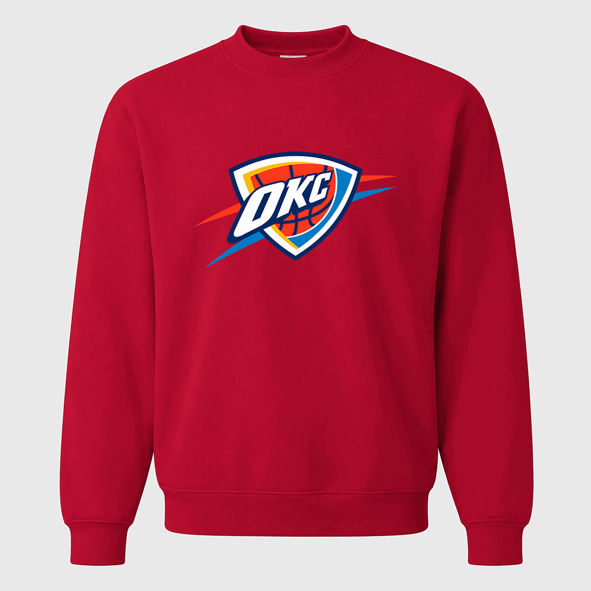 Men's Oklahoma City Thunder Crewneck Sweatshirt - Red