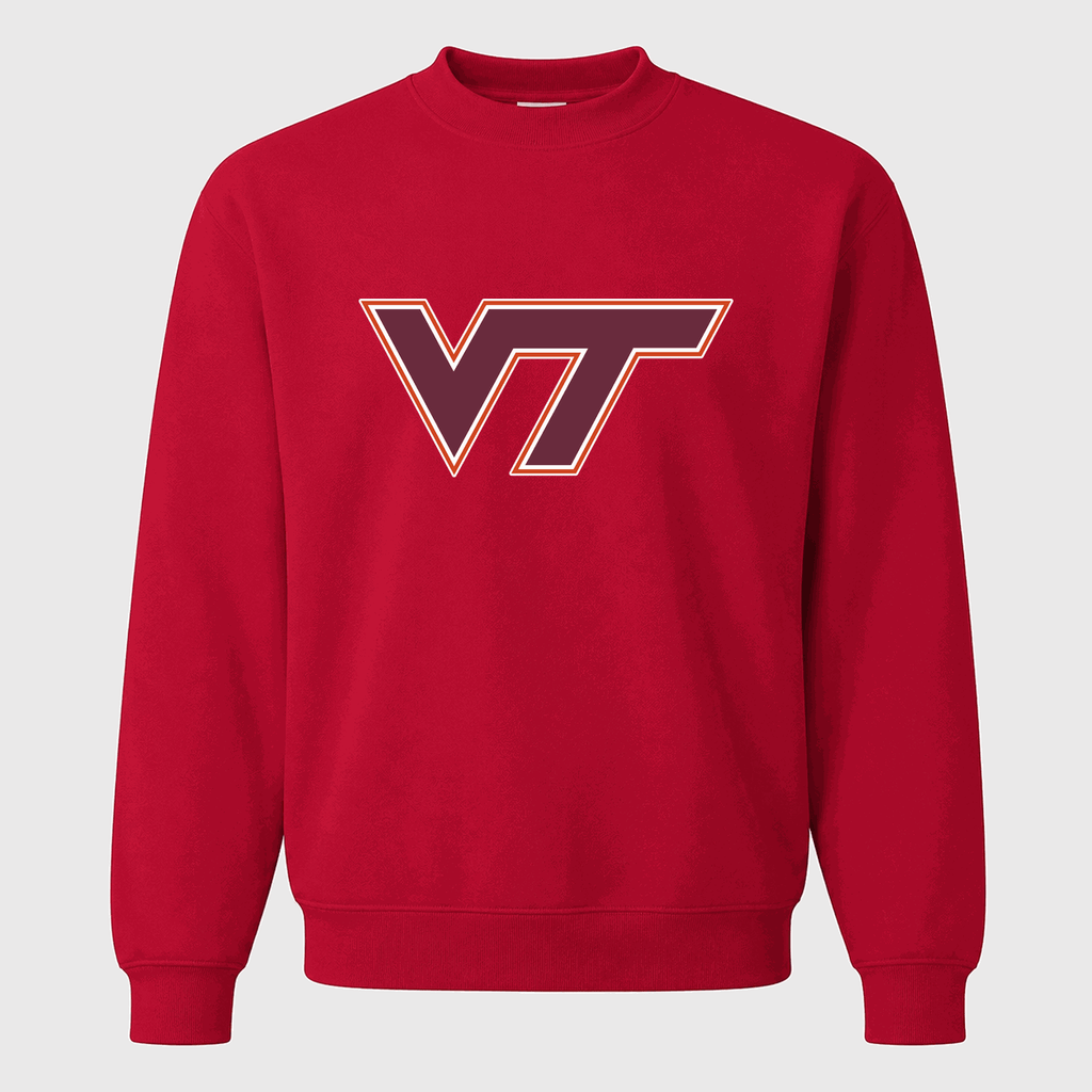 Men's Virginia Tech Hokies Crewneck Sweatshirt - Red