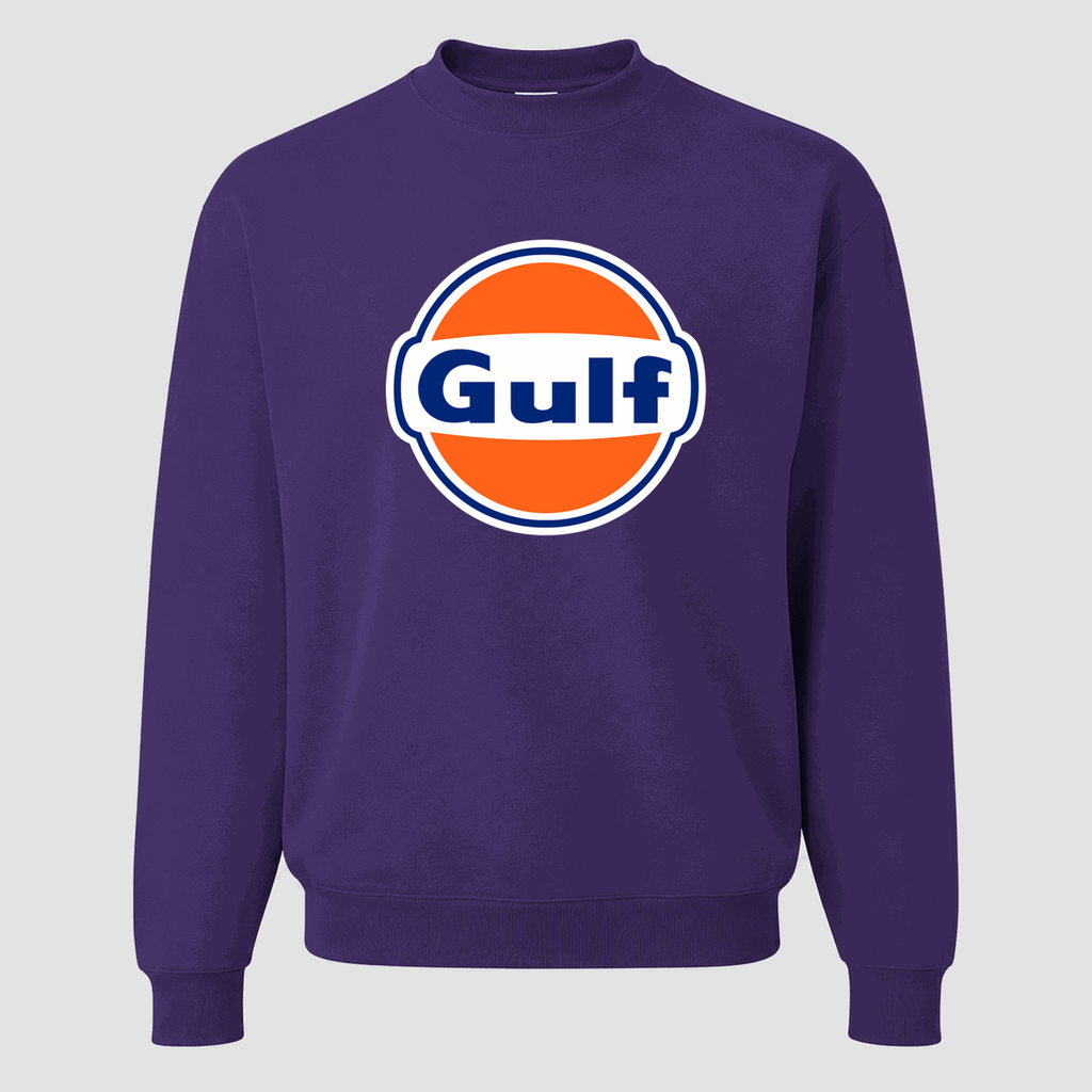 Men's Gulf Oil Crewneck Sweatshirt - Purple