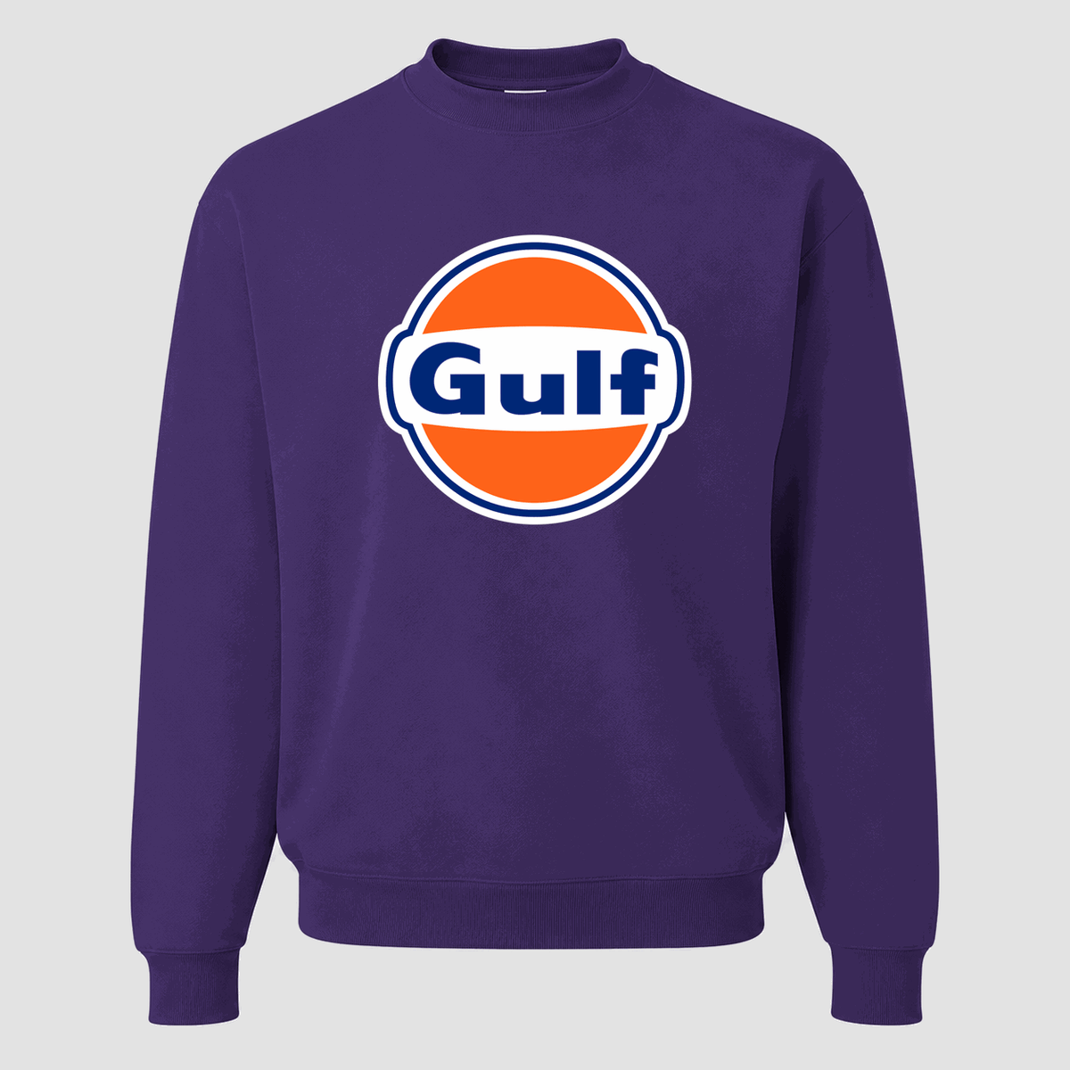 Men's Gulf Oil Crewneck Sweatshirt - Purple