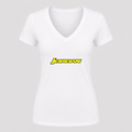 Women's Jordan Grand Prix V Neck T-Shirt in white