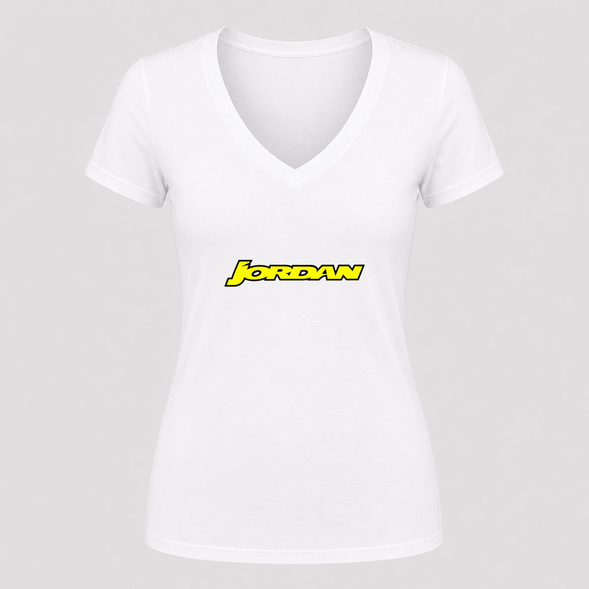 Women's Jordan Grand Prix V Neck T-Shirt in white