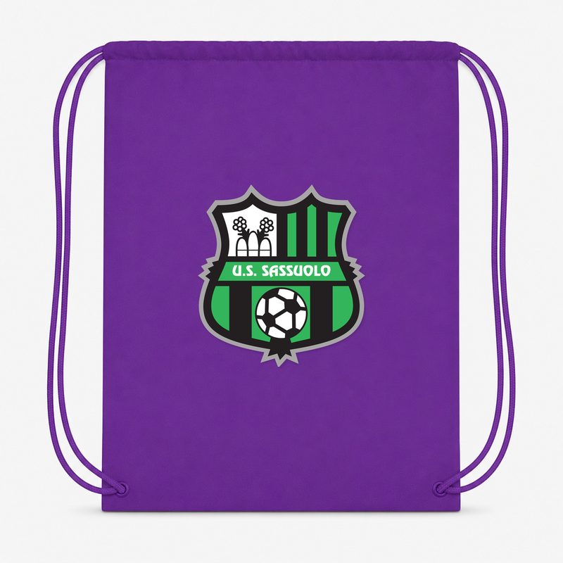 U.S. Sassuolo Soccer Drawstring Bag - Purple