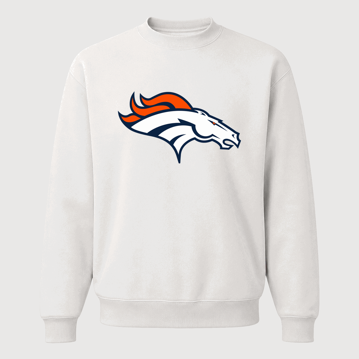 Men's Denver Broncos Crewneck Sweatshirt - White