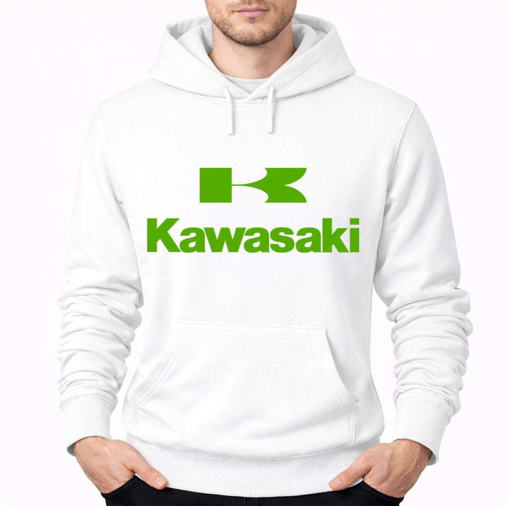 Men's Kawasaki Pullover Hoodie - White
