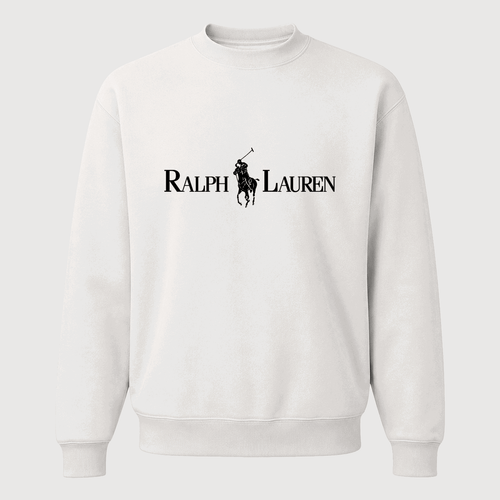 Men's Polo Ralph Lauren Black Logo Crewneck Sweatshirt