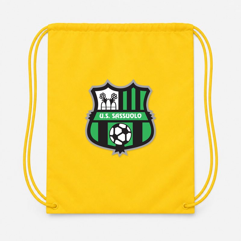 U.S. Sassuolo Soccer Drawstring Bag - Yellow