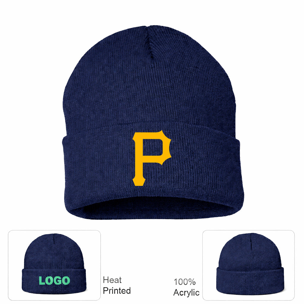 MLB Pittsburgh Pirates Beanie Hat - Navy