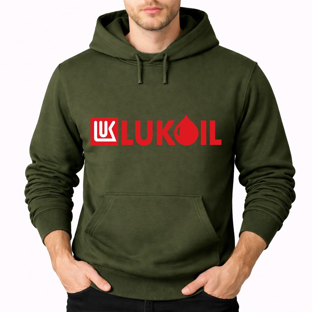 Men's Lukoil Pullover Hoodie - Army Green
