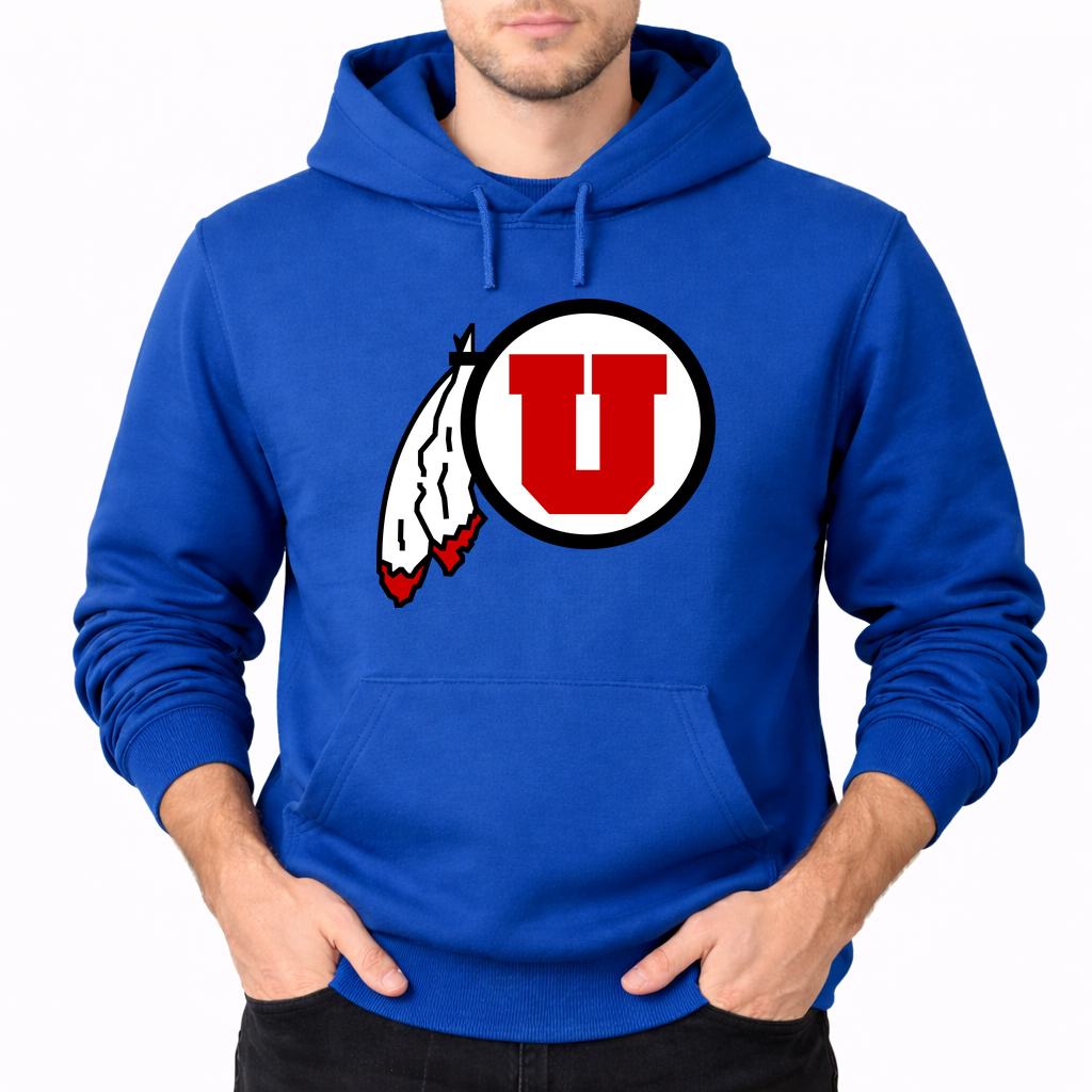 Men's Utah Utes Pullover Hoodie - Blue