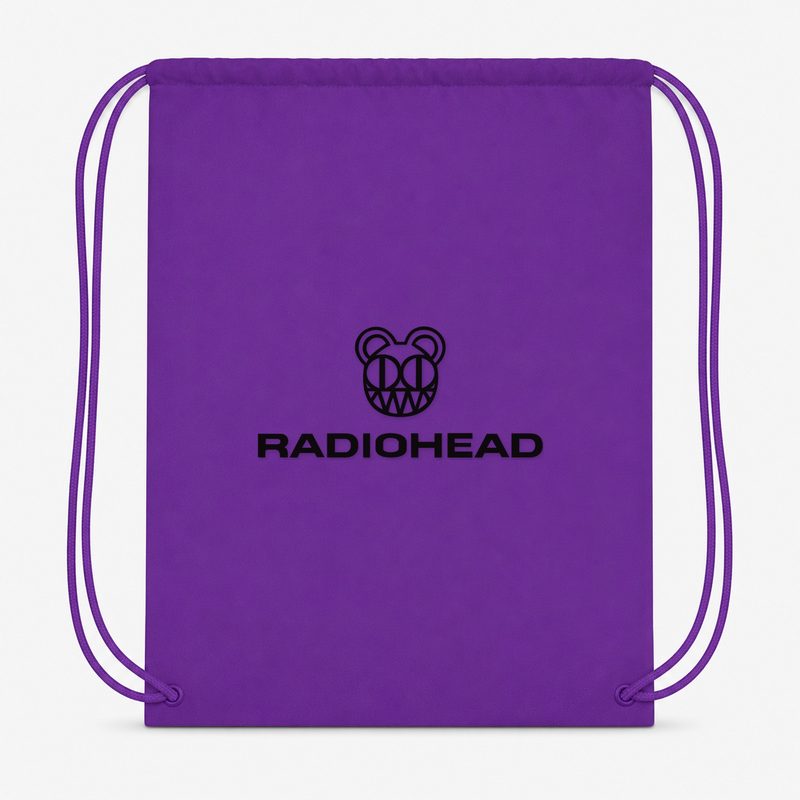 Radiohead Drawstring Bag - Purple