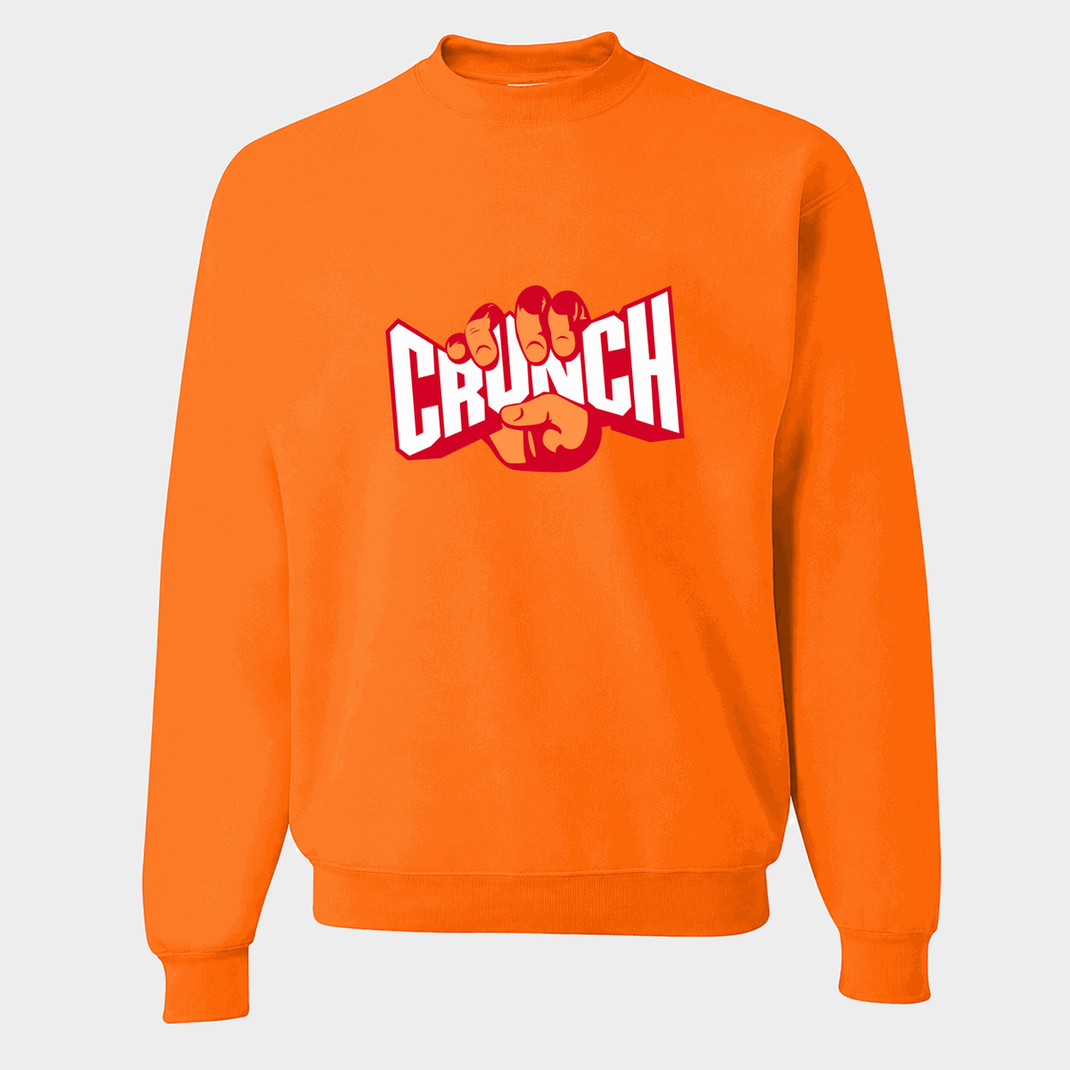 Men's Crunch Fitness Crewneck Sweatshirt - Orange