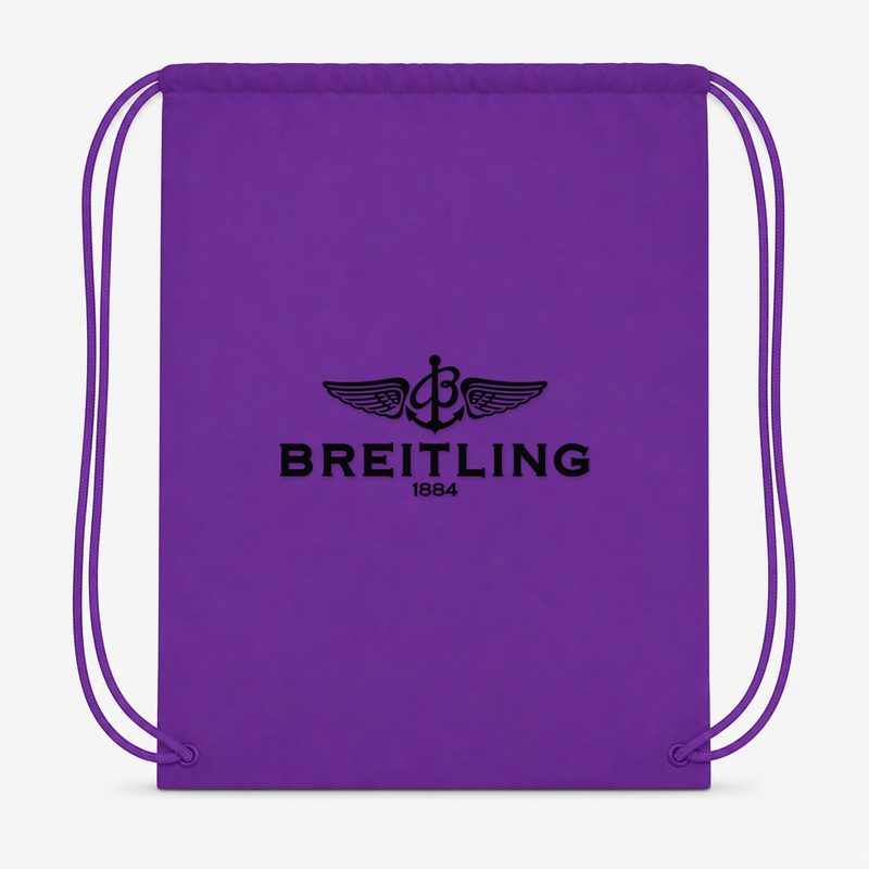 Breitling Drawstring Bag - Purple