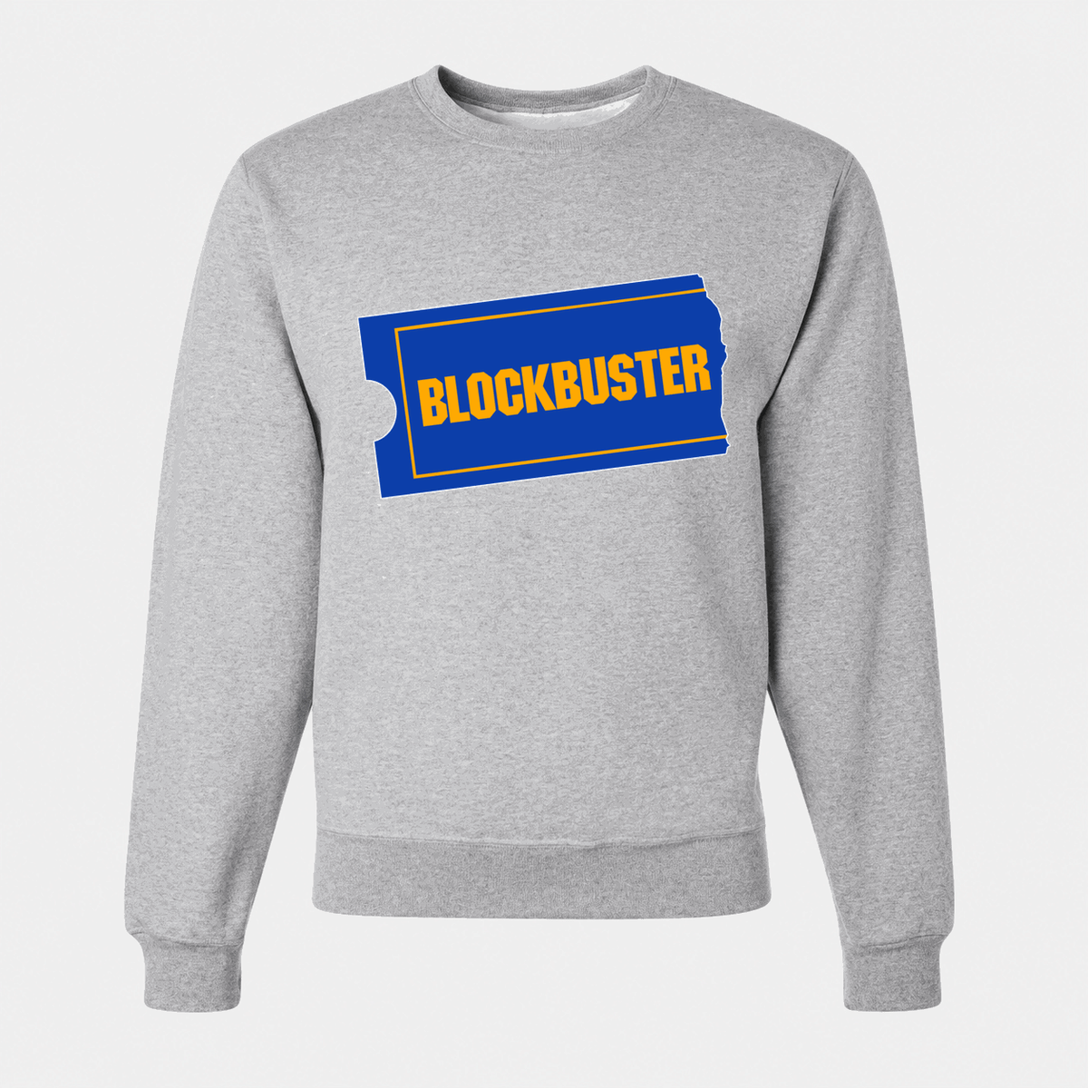 Men's Blockbuster Crewneck Sweatshirt - Gray