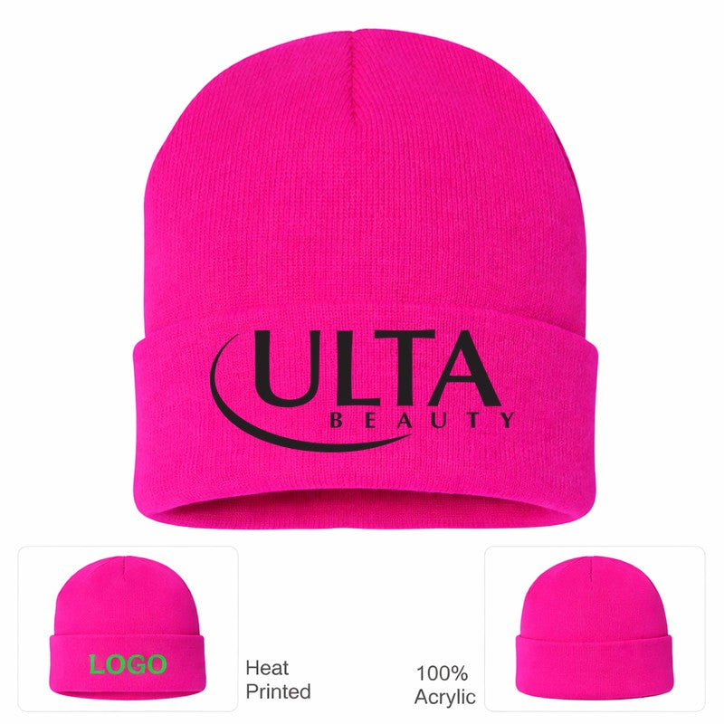 Ulta Beauty Hot Pink Beanie Hat