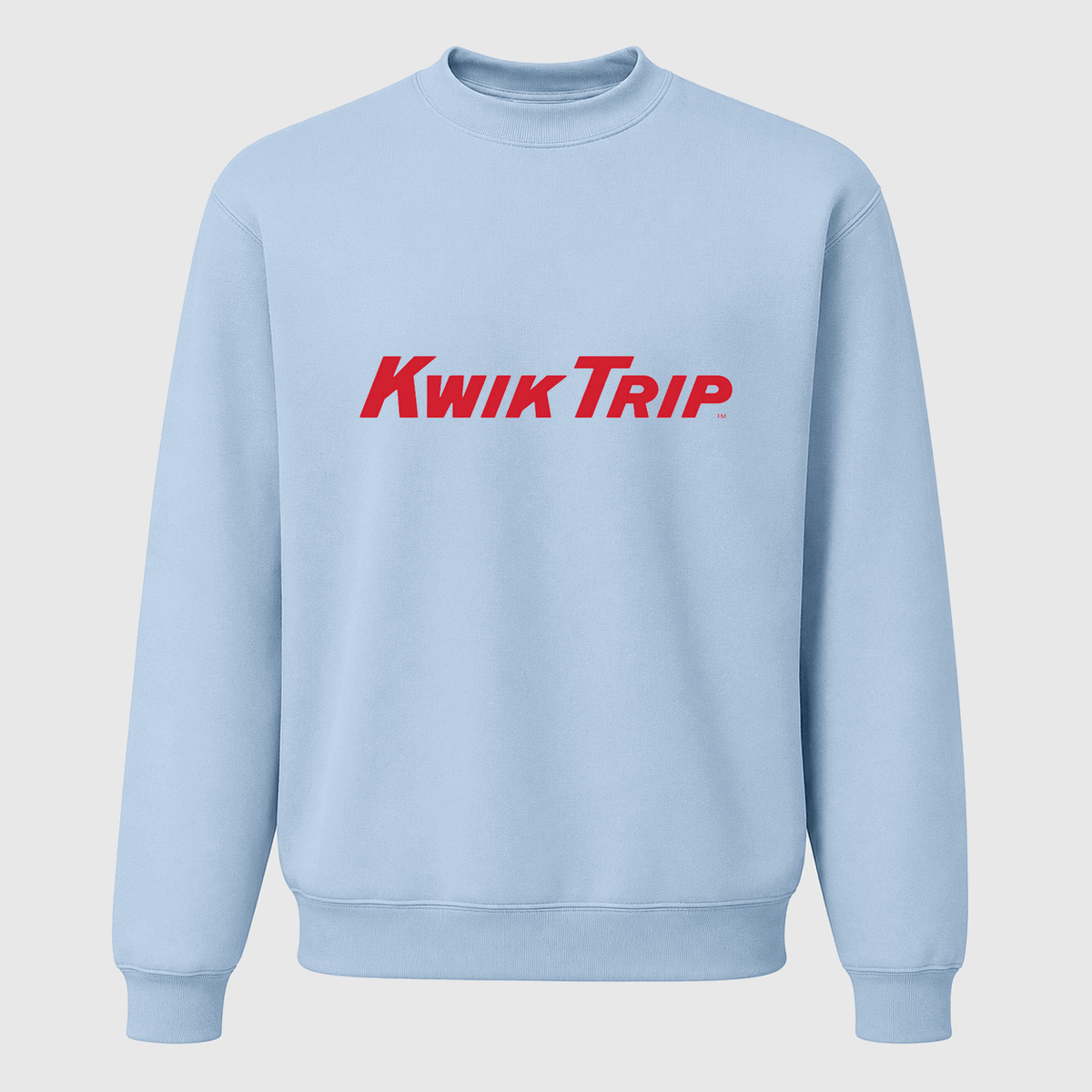 Men's Kwik Trip Crewneck Sweatshirt - Sky Blue
