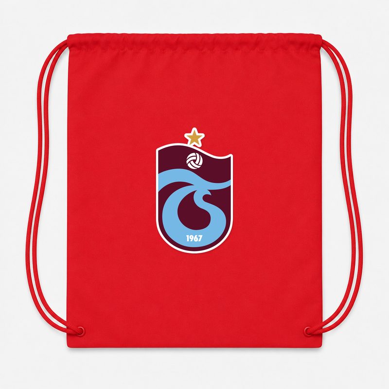 Trabzonspor Soccer Drawstring Bag - Red