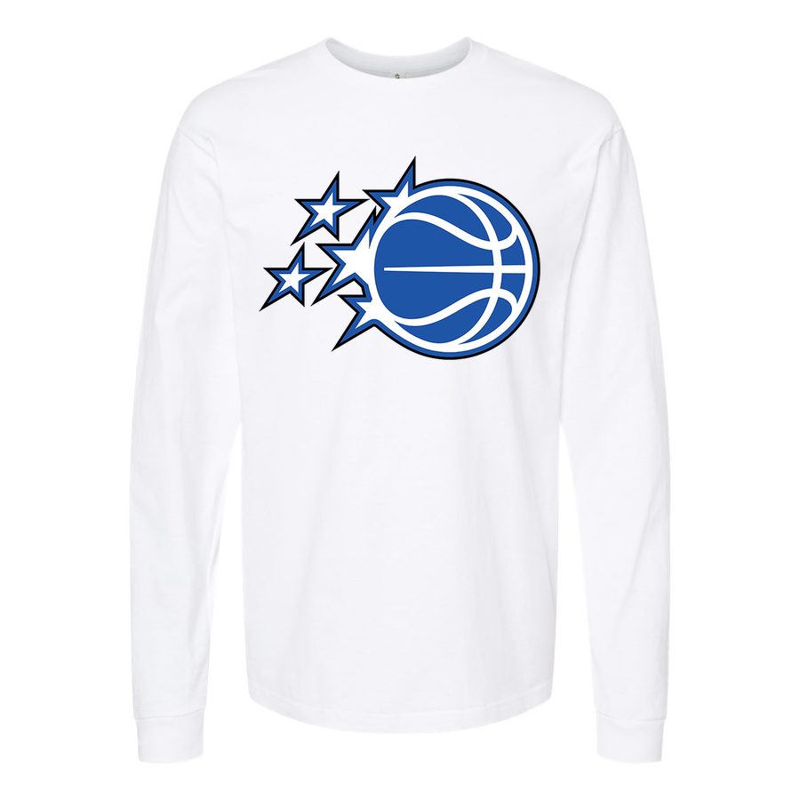Men's Orlando Magic Long sleeves Cotton Blend T-Shirt - White