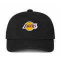 Los Angeles Lakers NBA Logo Black Dad Baseball Cap Hat