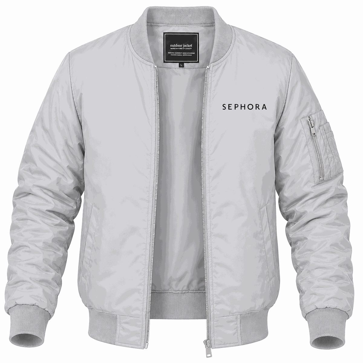 Men's Sephora Lightweight Bomber Jacket - Gray