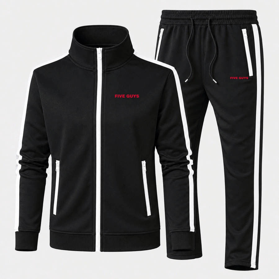 Five guys tracksuit in Black