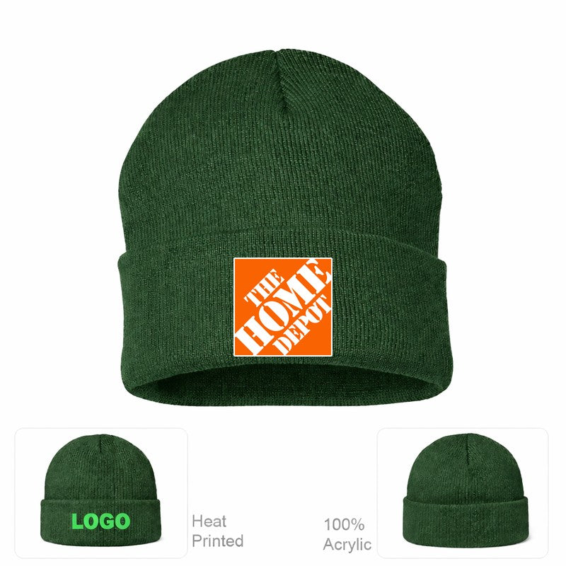 The Home Depot Forest Green Beanie Hat