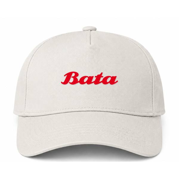 Bata Logo Beige Dad Baseball Cap Hat