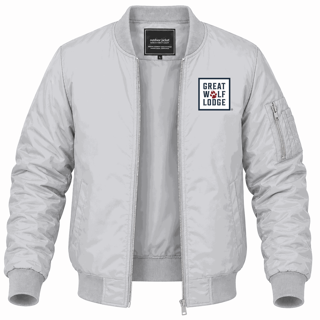 Men's Great Wolf Lodge Lightweight Bomber Jacket - Gray