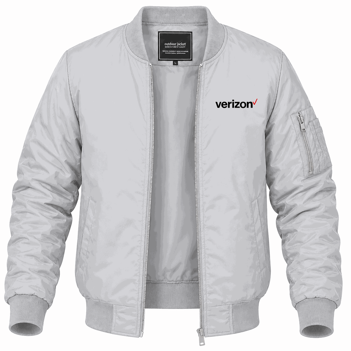Men's Verizon Lightweight Bomber Jacket - Gray