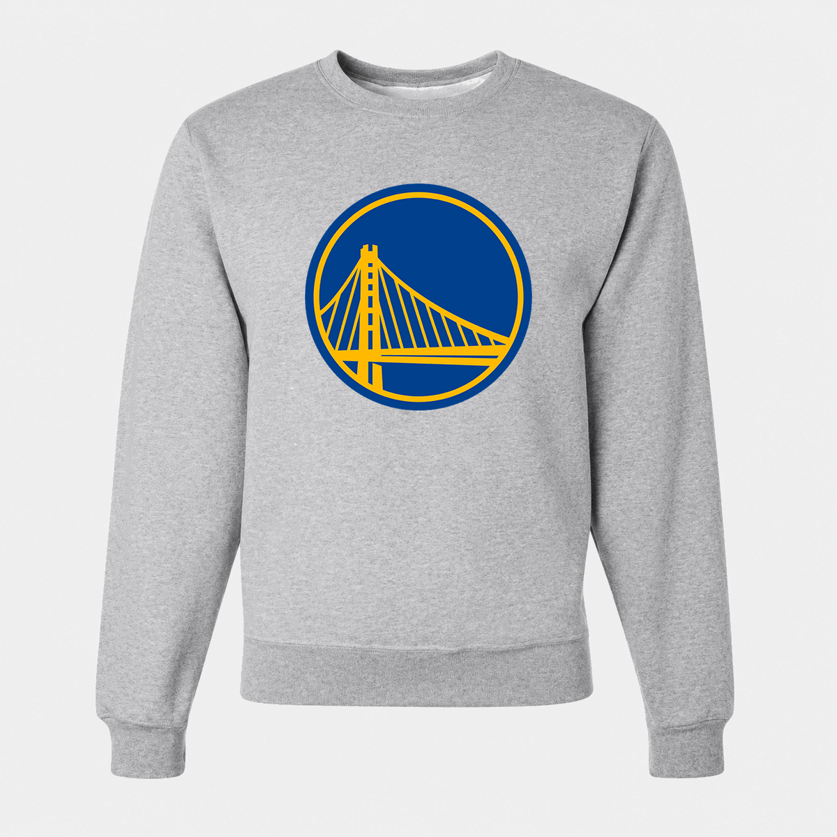 Men's Golden State Warriors Crewneck Sweatshirt - Gray