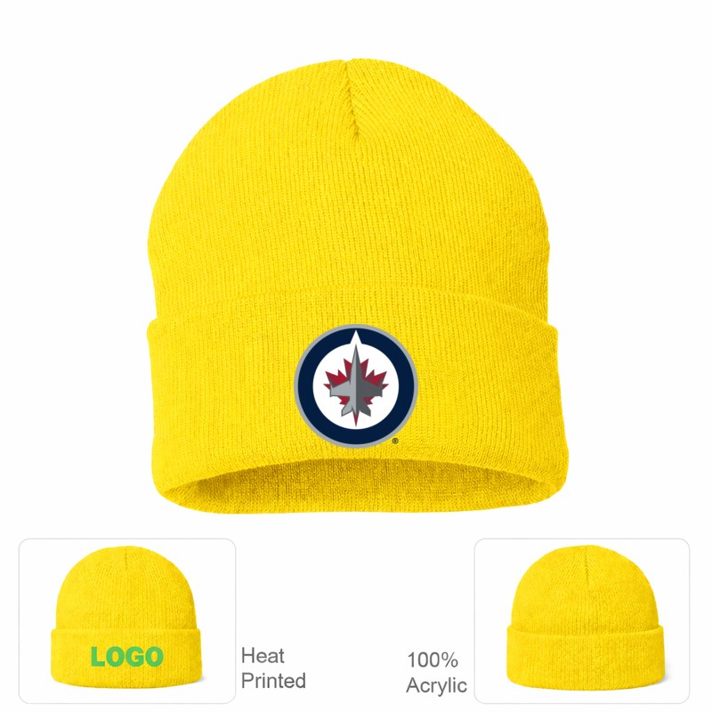 Winnipeg Jets Yellow Beanie Hat