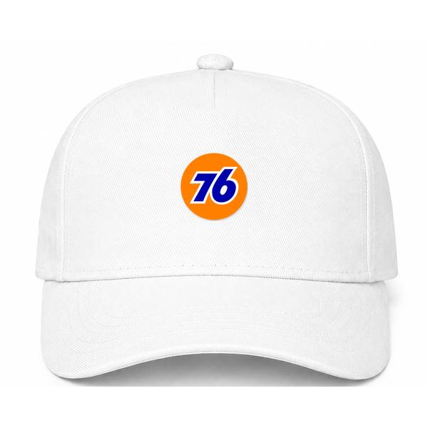 76 Logo White Dad Baseball Cap Hat