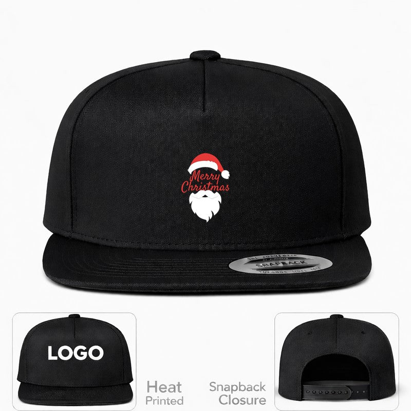 merry christmas and santa claus 1 Snapback Hat