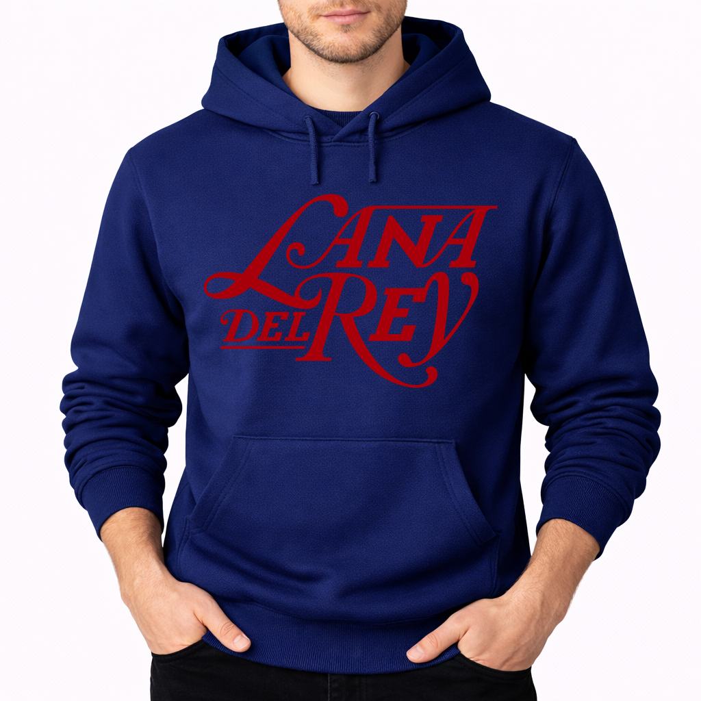 Men's Lana Del Rey Pullover Hoodie - Navy
