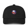 New York Islanders NHL Logo Black Dad Baseball Cap Hat