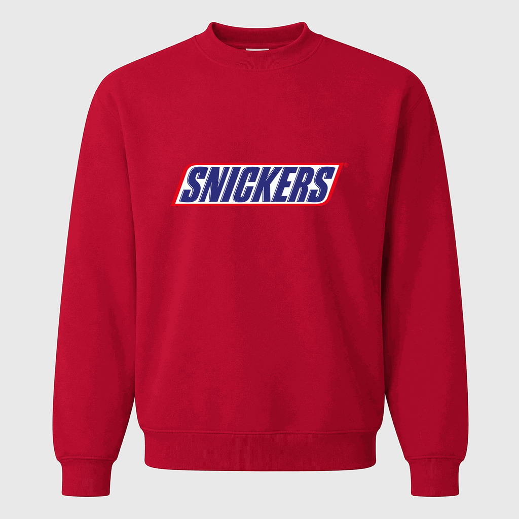 Men's Snickers Crewneck Sweatshirt - Red