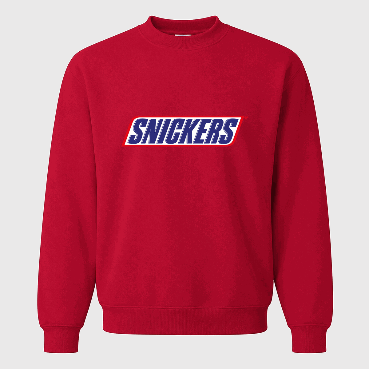 Men's Snickers Crewneck Sweatshirt - Red