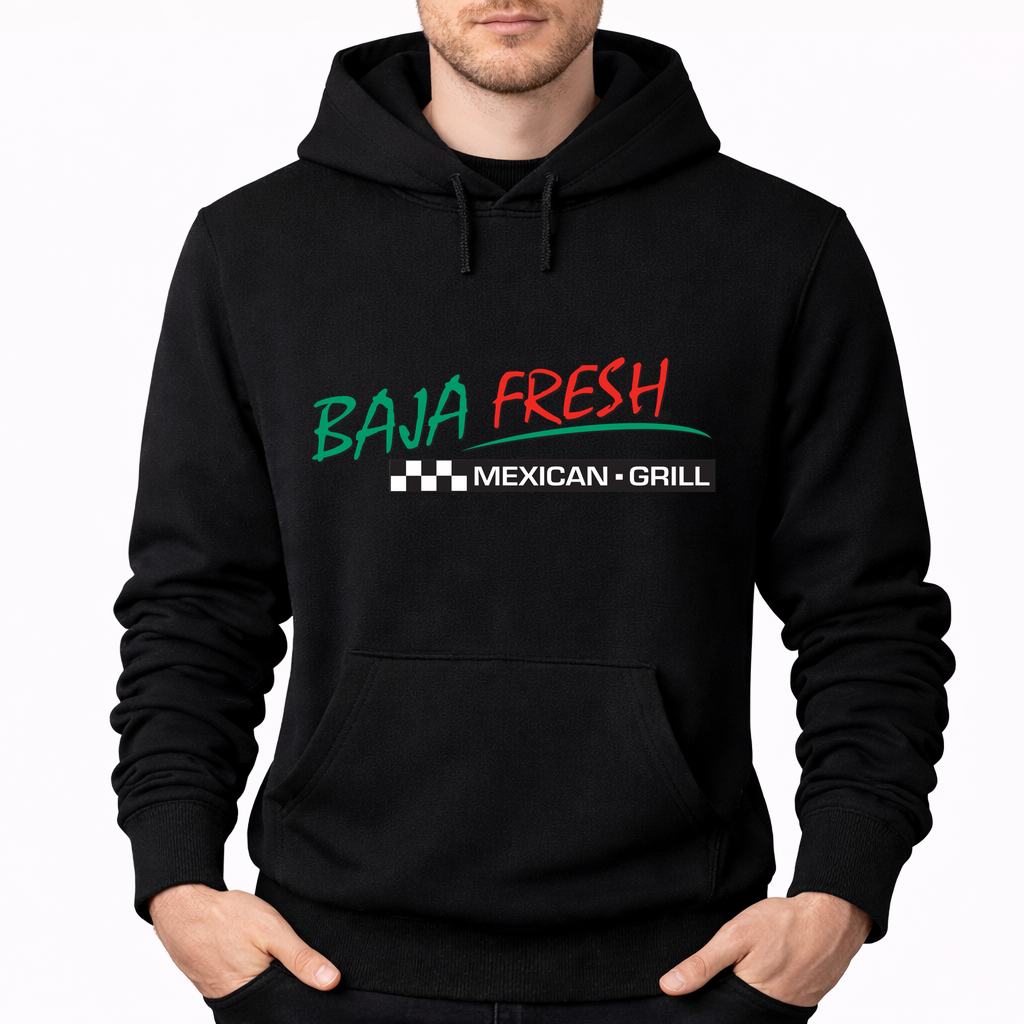 Men's Baja Fresh Pullover Hoodie - Black