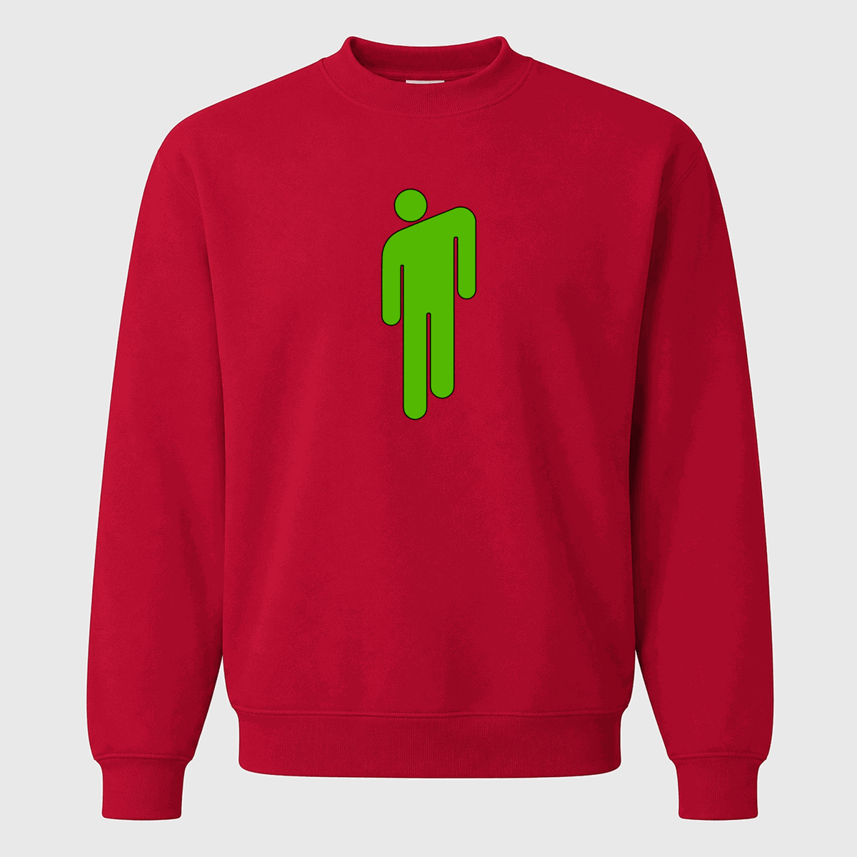Men's Billie Eilish Crewneck Sweatshirt - Red