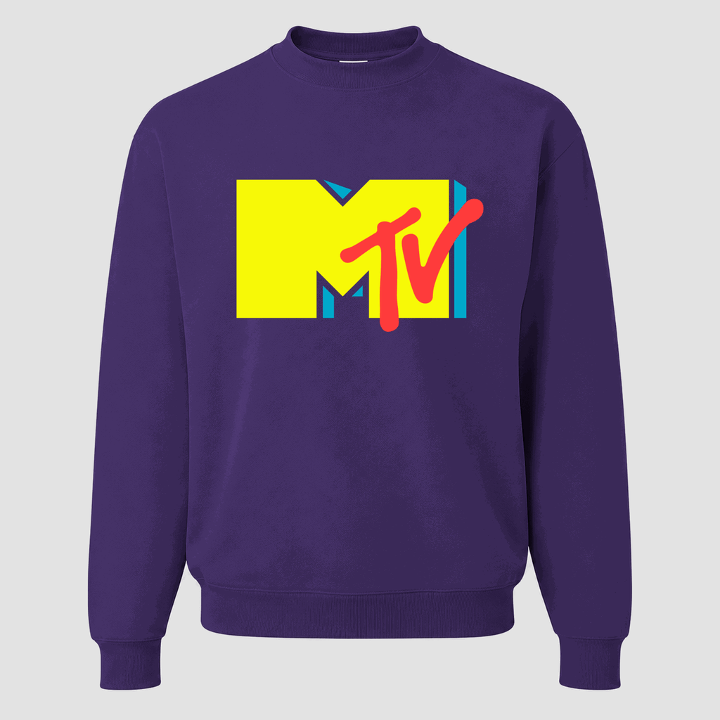 Men's MTV Crewneck Sweatshirt - Purple
