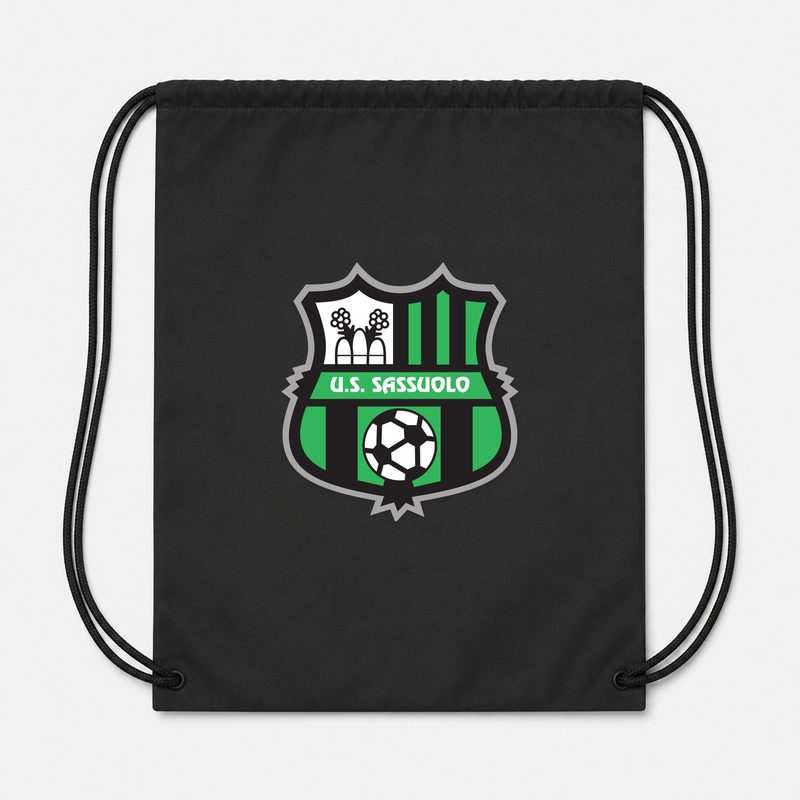 U.S. Sassuolo Soccer Drawstring Bag - Black