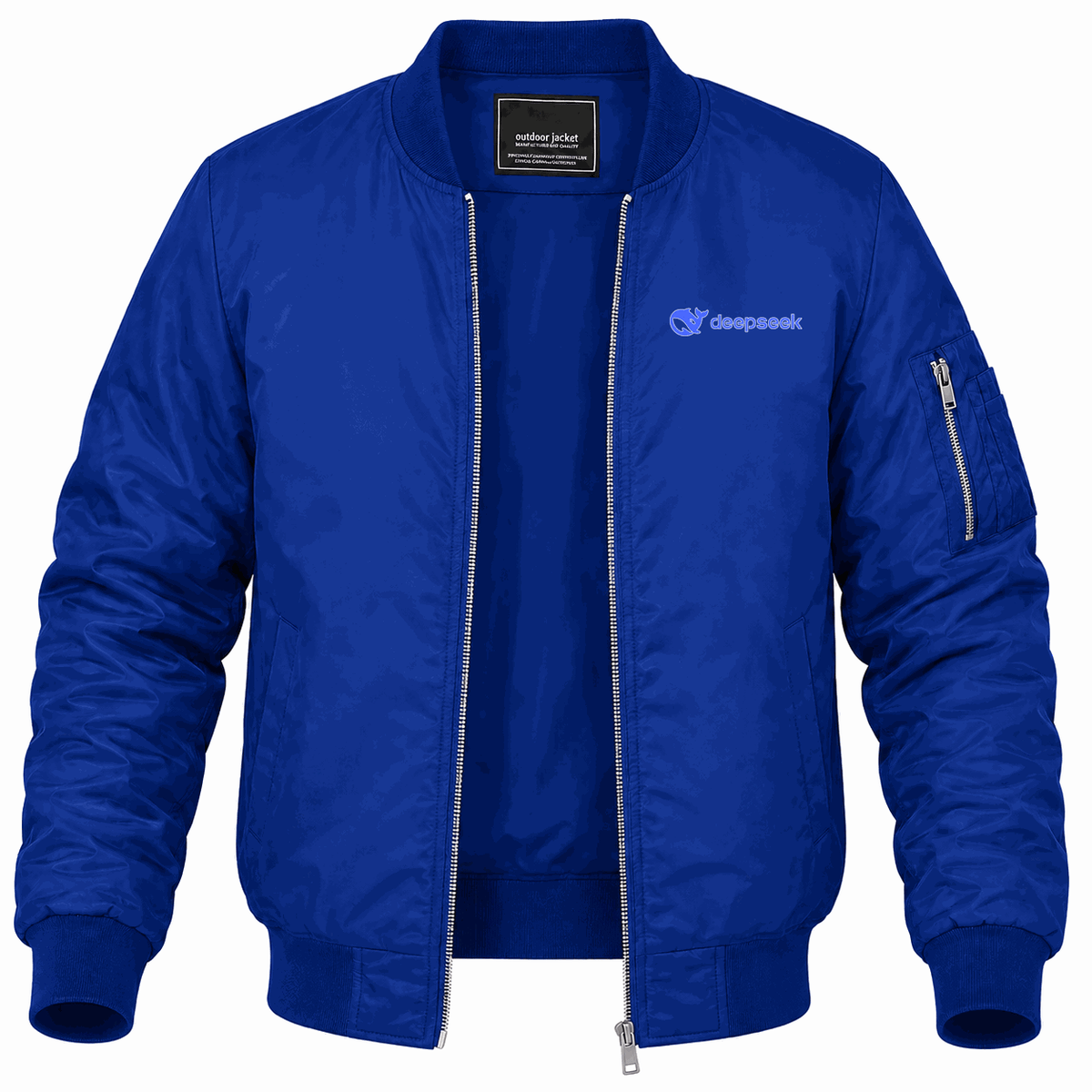 Men's DeepSeek Lightweight Bomber Jacket - Blue