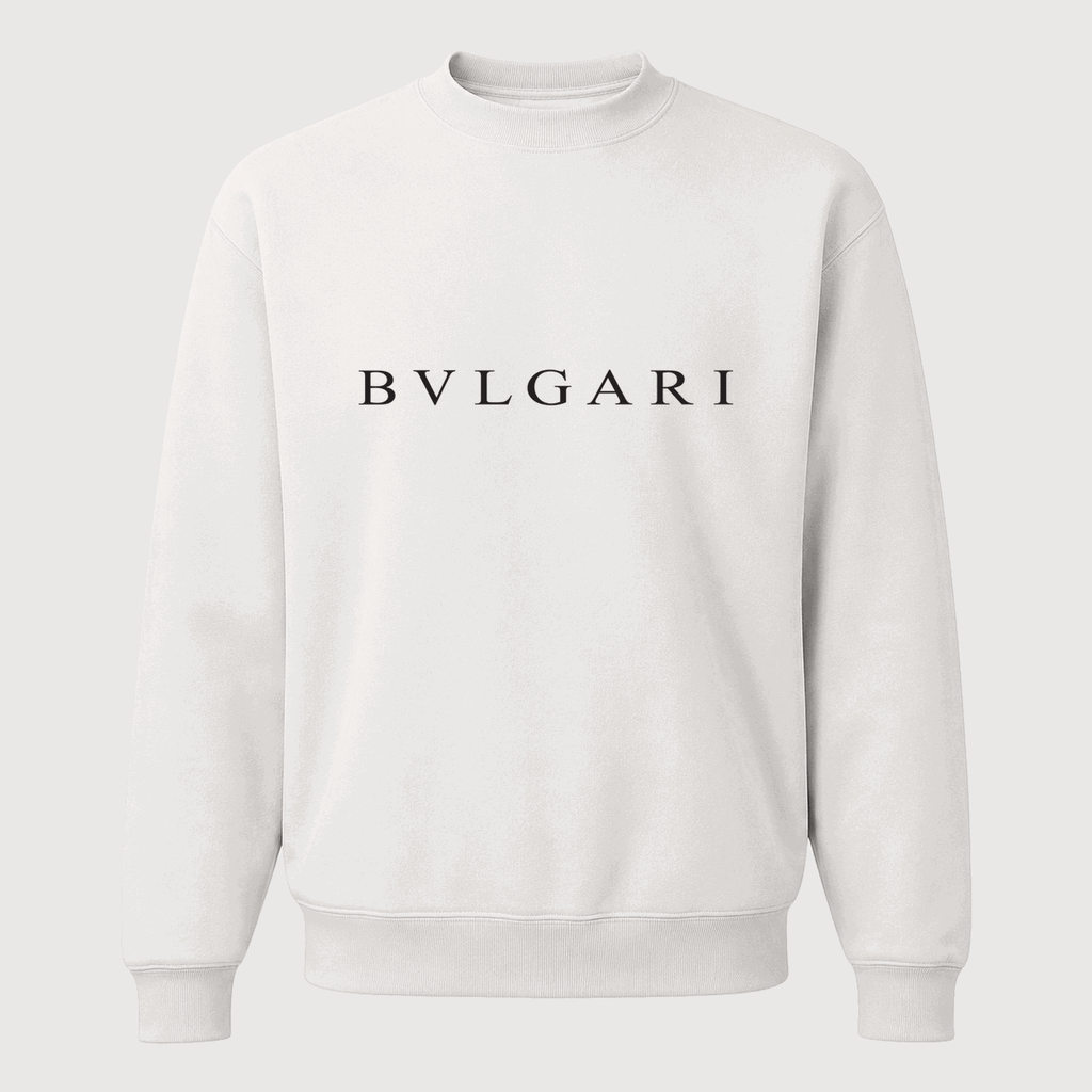 Men's Bvlgari Crewneck Sweatshirt - White