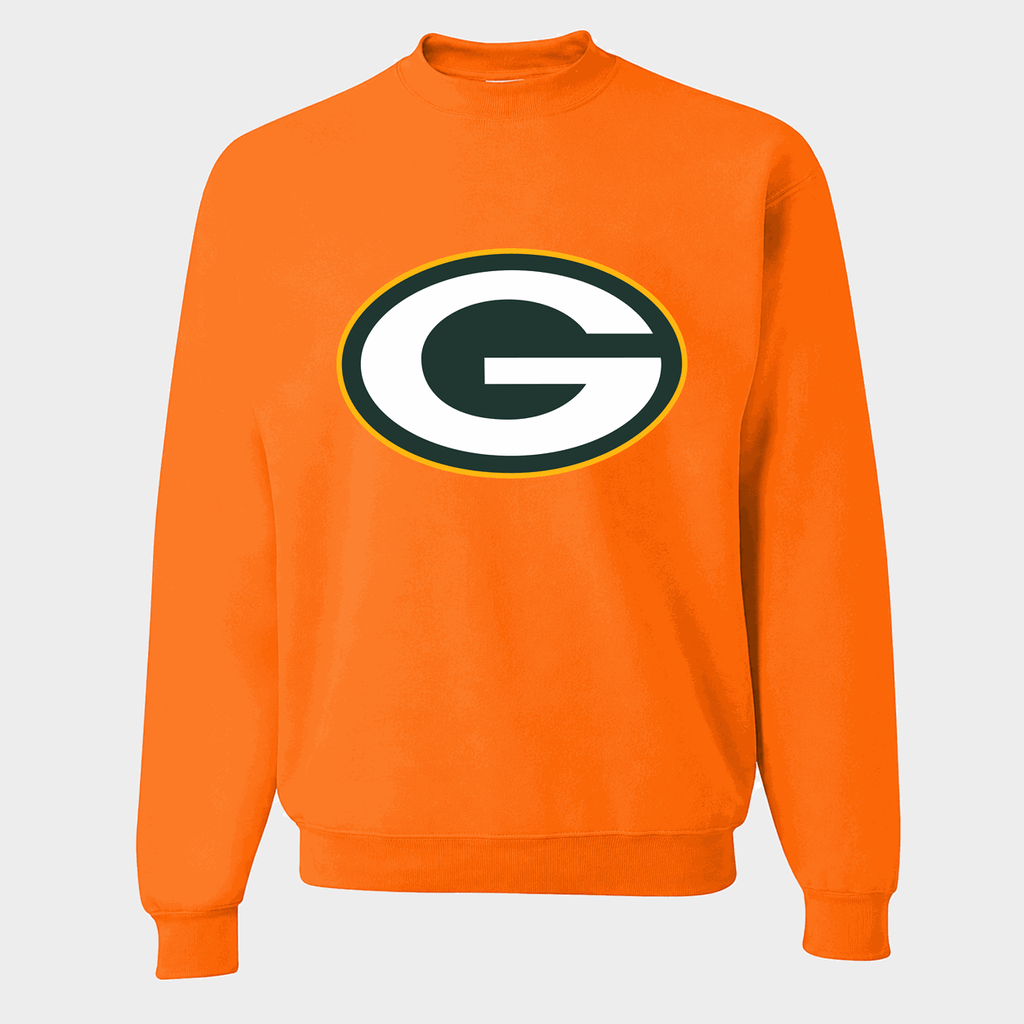 Men's Green Bay Packers Crewneck Sweatshirt - Orange