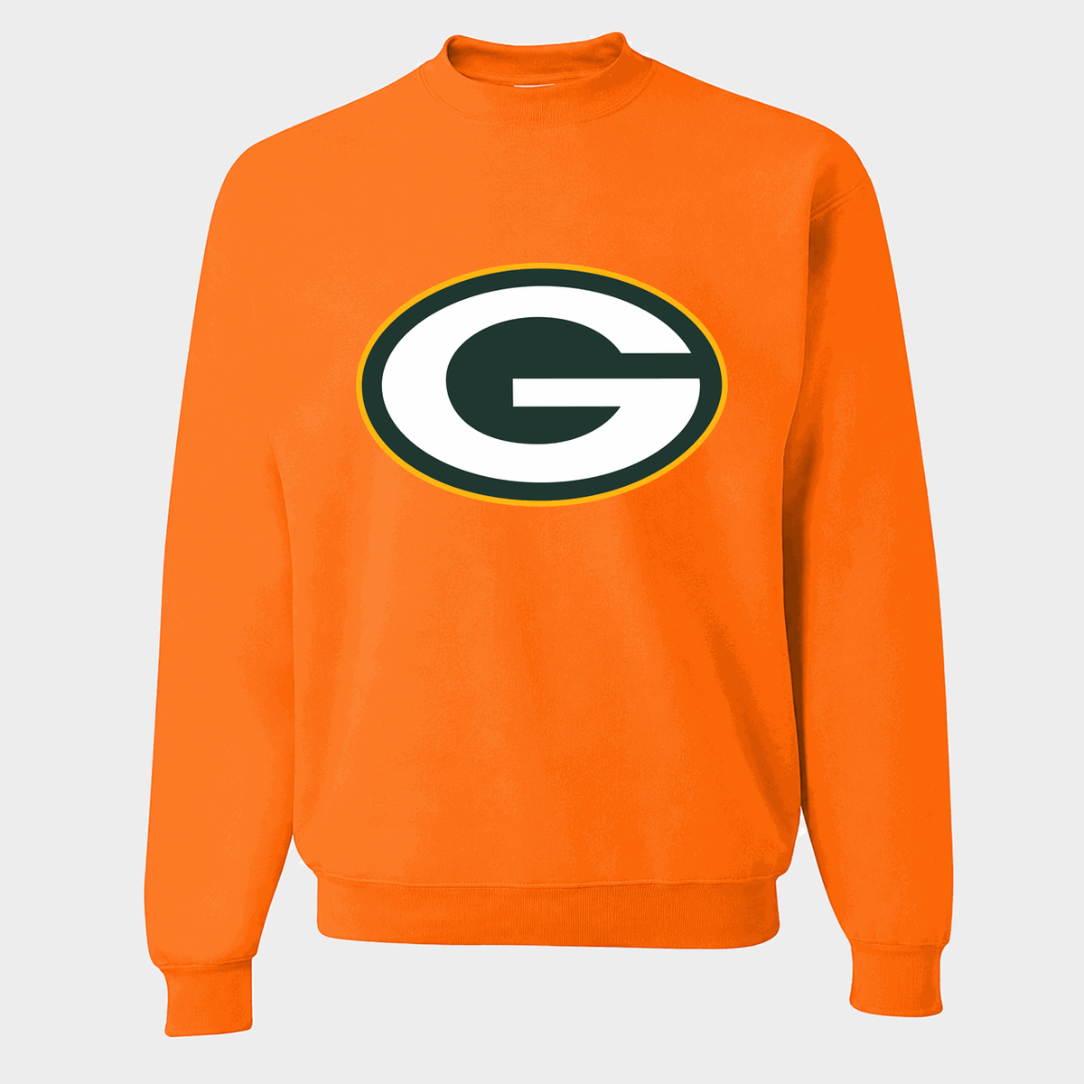 Men's Green Bay Packers Crewneck Sweatshirt - Orange