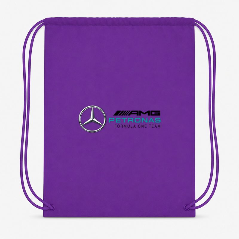 Mercedes AMG Petronas Formula One Team Drawstring Bag - Purple