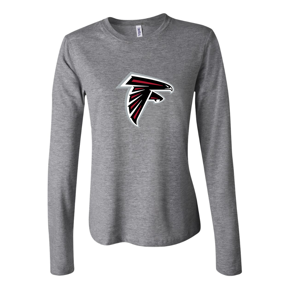 Women's Atlanta Falcons Long Sleeve T-Shirt - Gray